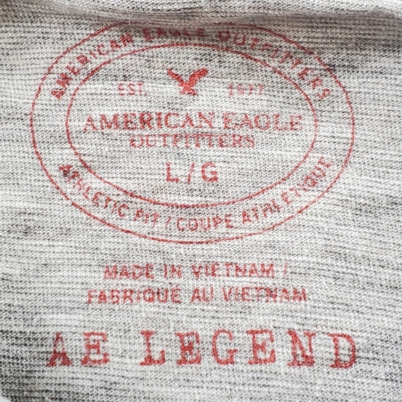 AMERICAN EAGLE - LARGE GREY HOODIE - Picture 2 of 2